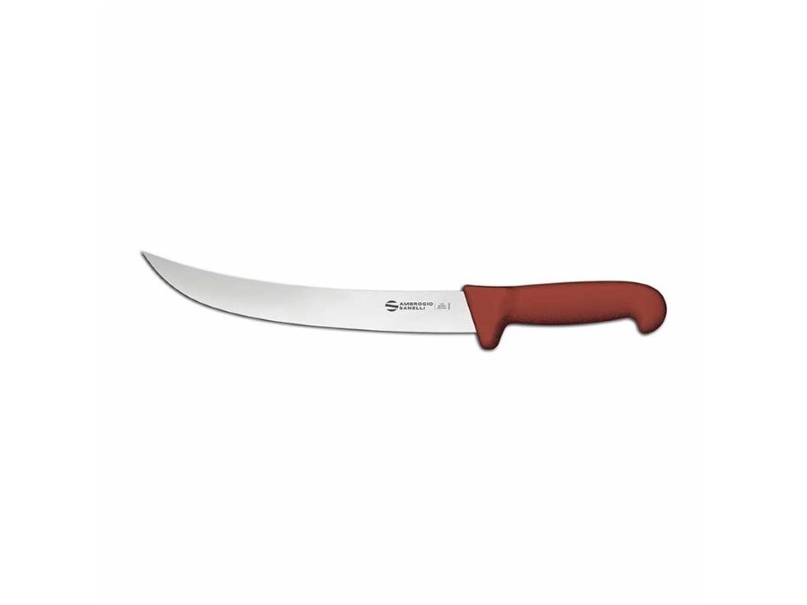 AMBROGIO SANELLI Bbq - coltello scimitarra americana, lama stretta, 26 cm