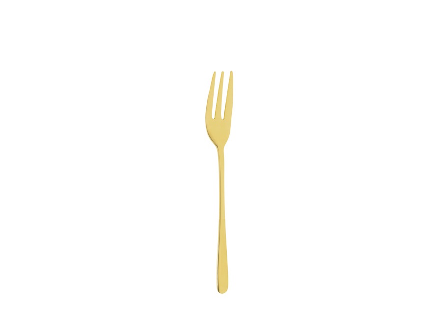 ABERT Bean, set 2 forchette dolce, oro lucido