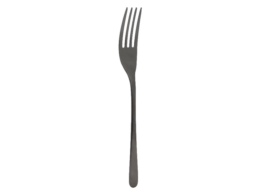 ABERT Bean, set 2 forchette tavola, nero