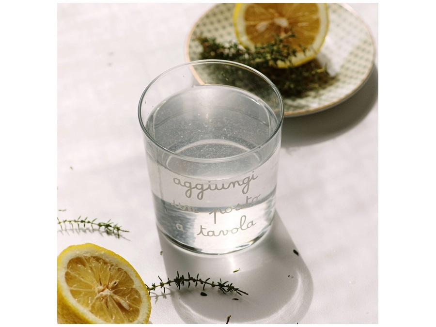 SIMPLE DAY LIVING & LIFESTYLE Bicchiere Aggiungi un posto a tavola, 35,5 cl