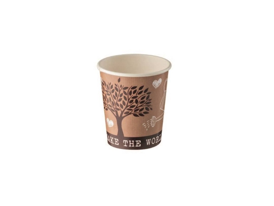 LEONE Bicchiere carta+PE ml 75, cm Ø5.5x3.8x5.5h - 50 pezzi