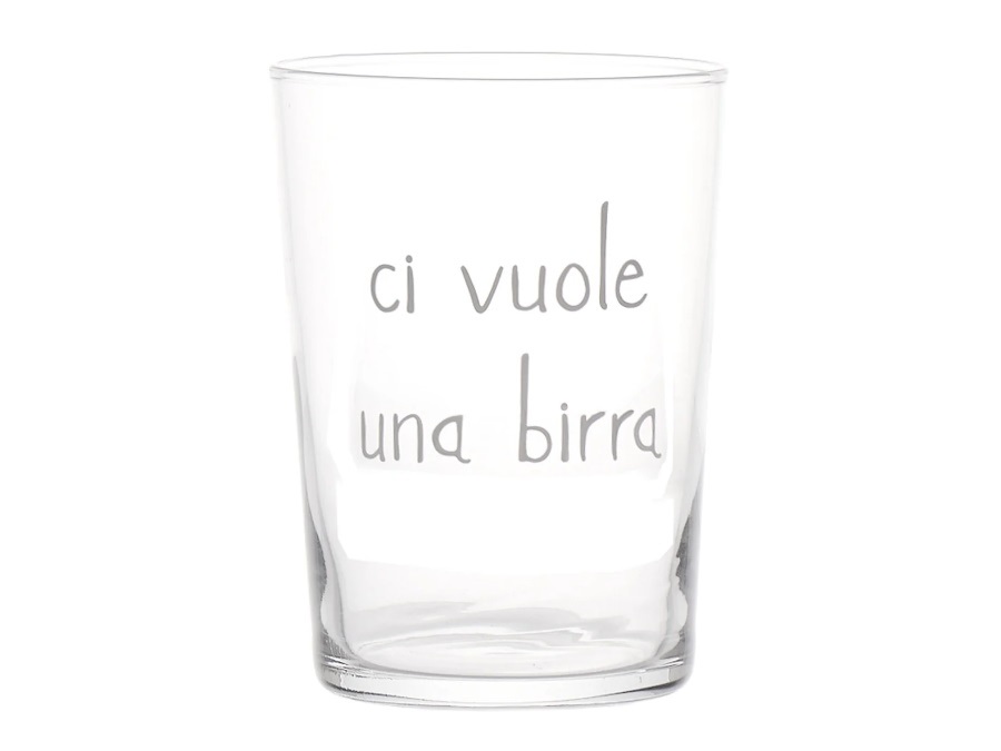 SIMPLE DAY LIVING & LIFESTYLE Bicchiere ci vuole una birra, 50 cl