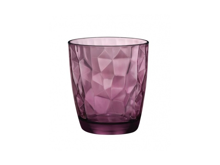 BORMIOLI ROCCO Bicchiere da Acqua Diamond  Rock Purple, confezione 3pz