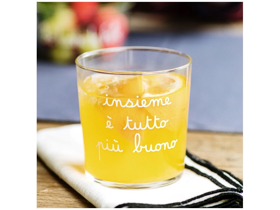 SIMPLE DAY LIVING & LIFESTYLE Bicchiere Insieme è tutto più buono, 35,5 cl