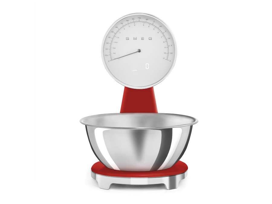 SMEG Bilancia da cucina rossa