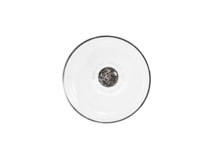 ZAFFERANO S.R.L. Bilia caleido, bicchiere tumbler trasparente/ambra 44 cl