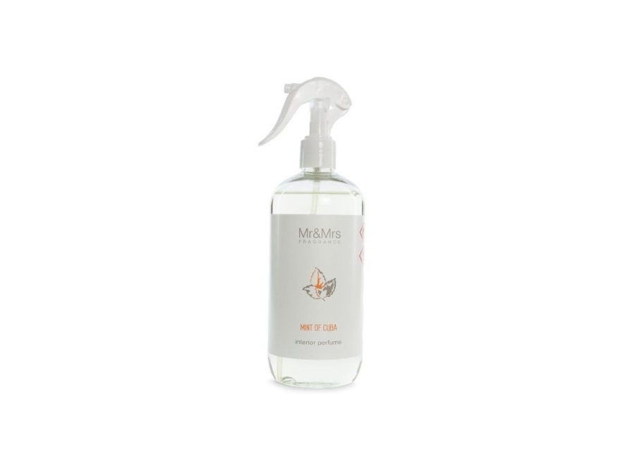 MR&MRS FRAGRANCE Blanc, Spray ambiente e tessuti menta di cuba