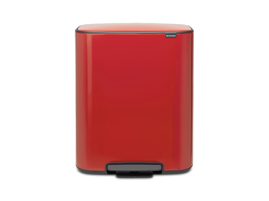 BRABANTIA BO PEDAL BIN PATTUMIERA 60 litri - Passion Red