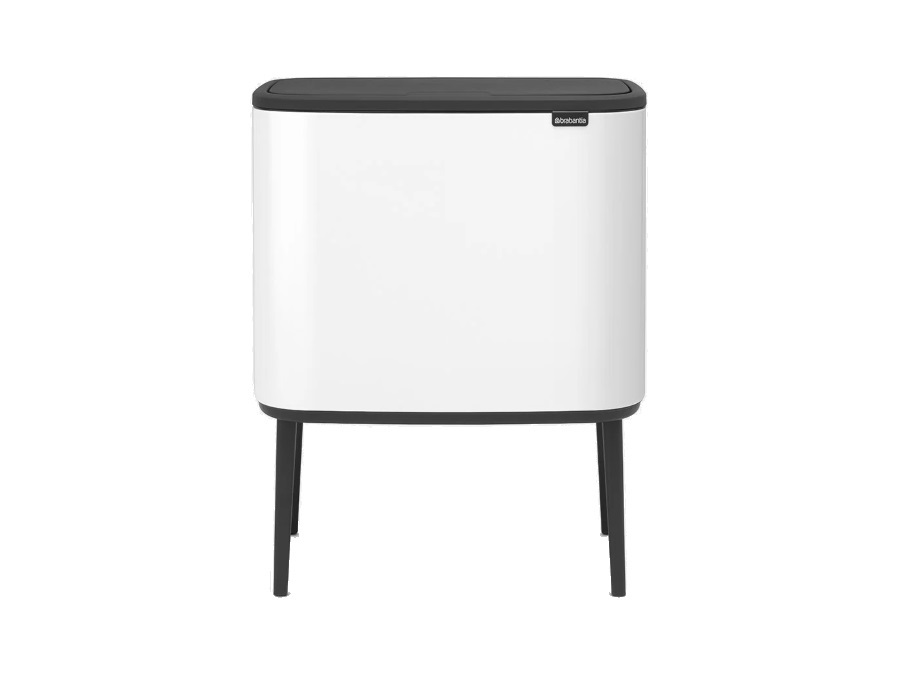 BRABANTIA BO TOUCH BIN Pattumiera 11 + 23 litri - White