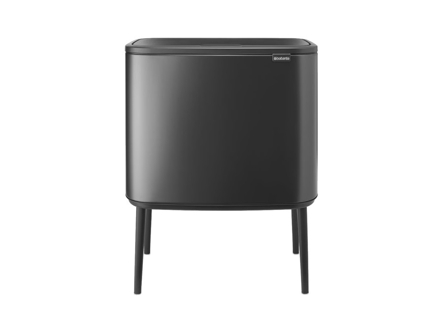 BRABANTIA Bo touch bin pattumiera 3 x 11 litri - confident grey