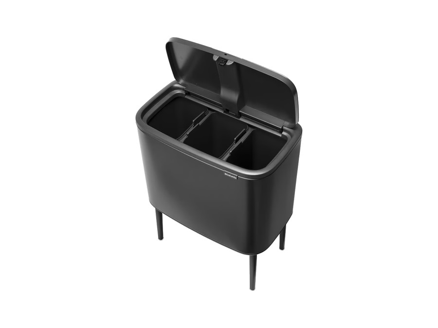 BRABANTIA Bo touch bin pattumiera 3 x 11 litri - confident grey