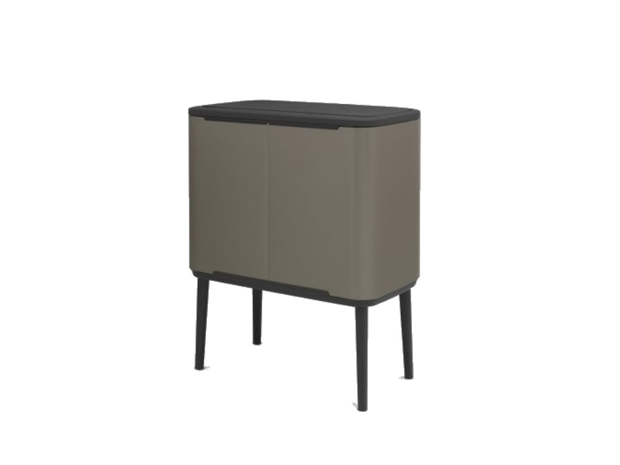 BRABANTIA BO TOUCH BIN pattumiera 3 x 11 litri - platinum