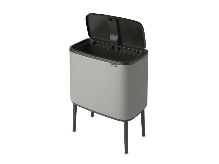 BRABANTIA BO TOUCH BIN pattumiera 36 litri - Mineral Concrete Grey