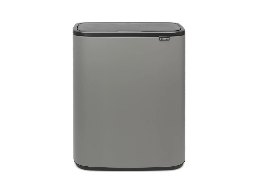 BRABANTIA BO TOUCH BIN pattumiera 60 litri - Mineral Concrete Grey