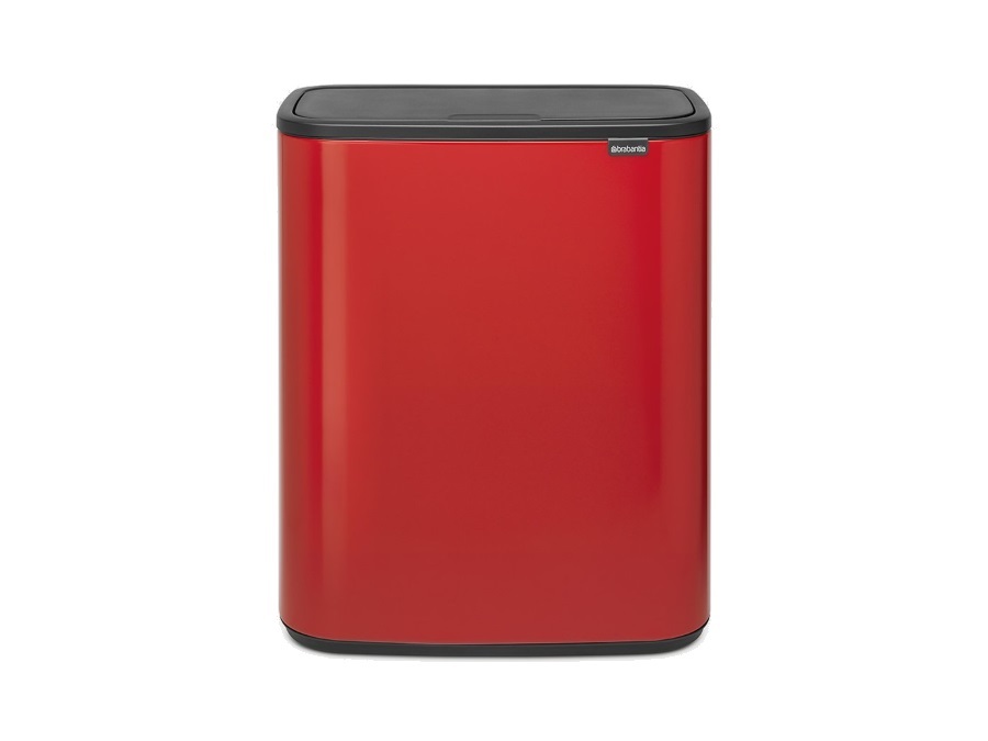 BRABANTIA BO TOUCH BIN pattumiera 60 litri - Passion Red