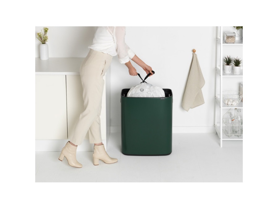 BRABANTIA BO TOUCH BIN pattumiera 60 litri - Pine Green