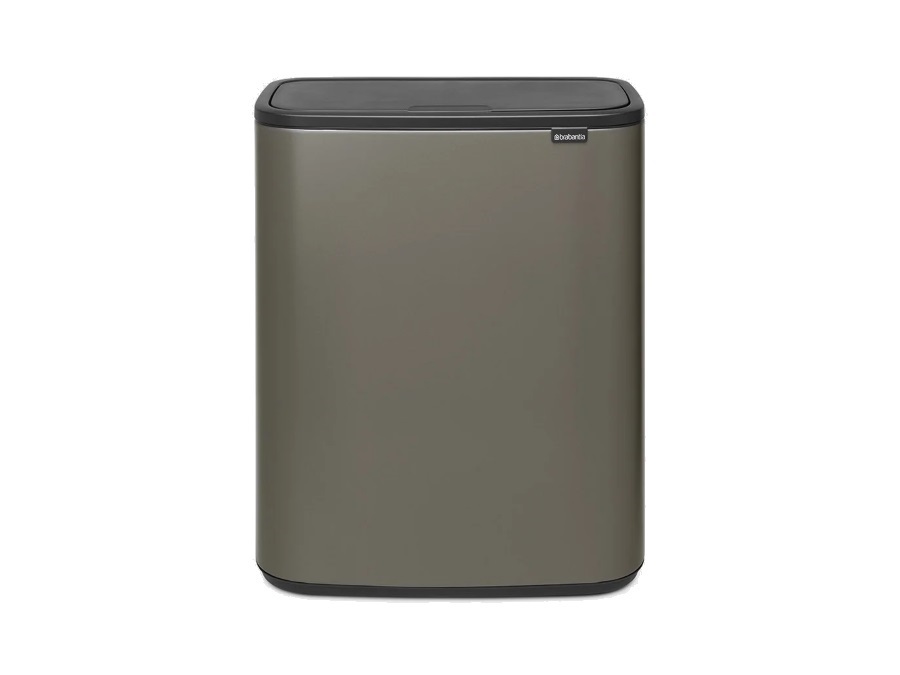 BRABANTIA BO TOUCH BIN pattumiera 60 litri - Platinum