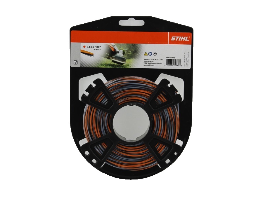 ANDREAS STIHL BOBINA DI FILO HIGH TECH STIHL CF3 PRO - 2,4 MM A CROCE