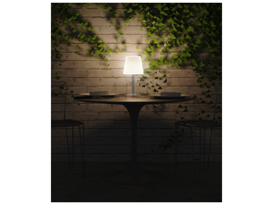 QUSHINI Bold lamp, lampada da tavolo, bianco