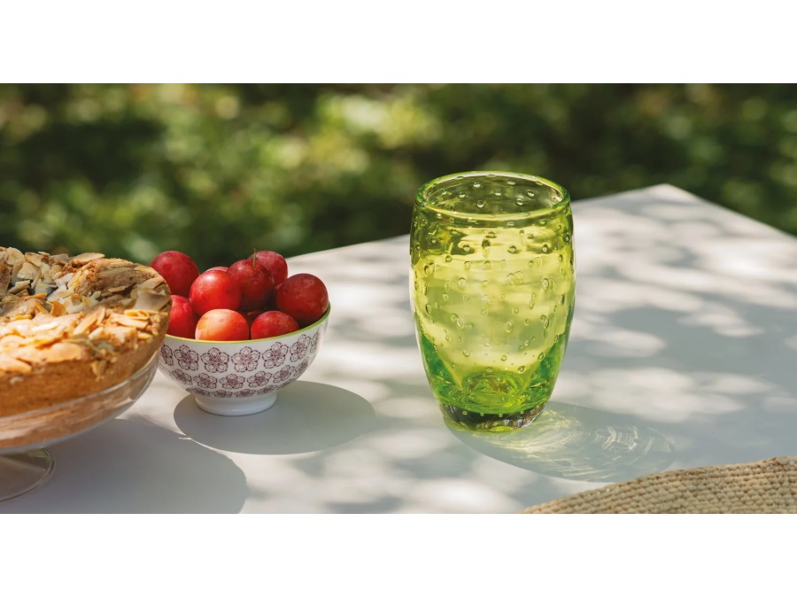 ZAFFERANO S.R.L. Bolicante, set 6 bicchiere tumbler colori assortiti 35 cl