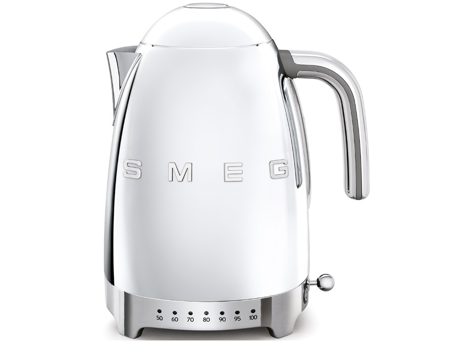 Smeg bollitore con temperatura regolabile 3d inox anni '50 smeg 2400w