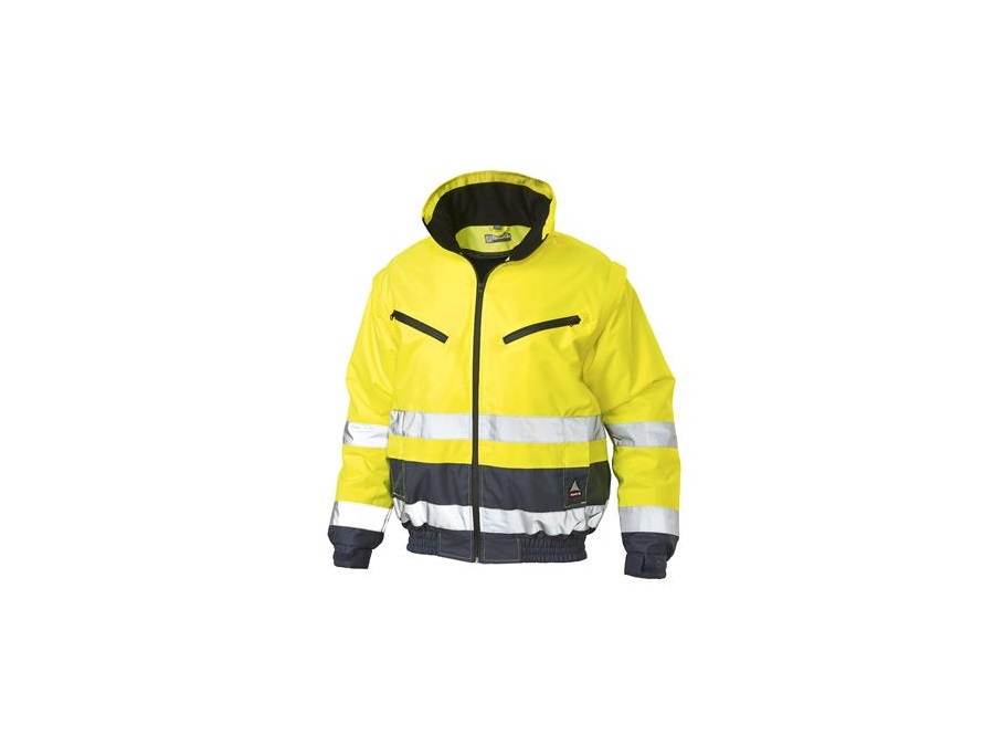 SIGGI GROUP SPA Bomber alta visibilità giallo fluo/blu