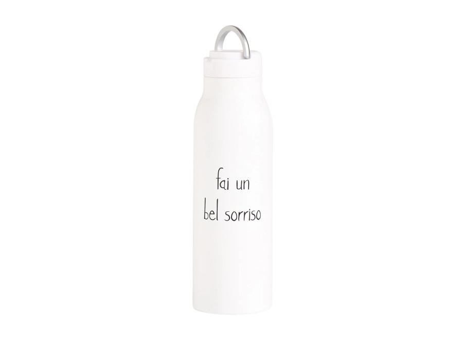 SIMPLE DAY LIVING & LIFESTYLE Borraccia termica Fai un bel sorriso - 0,5 l