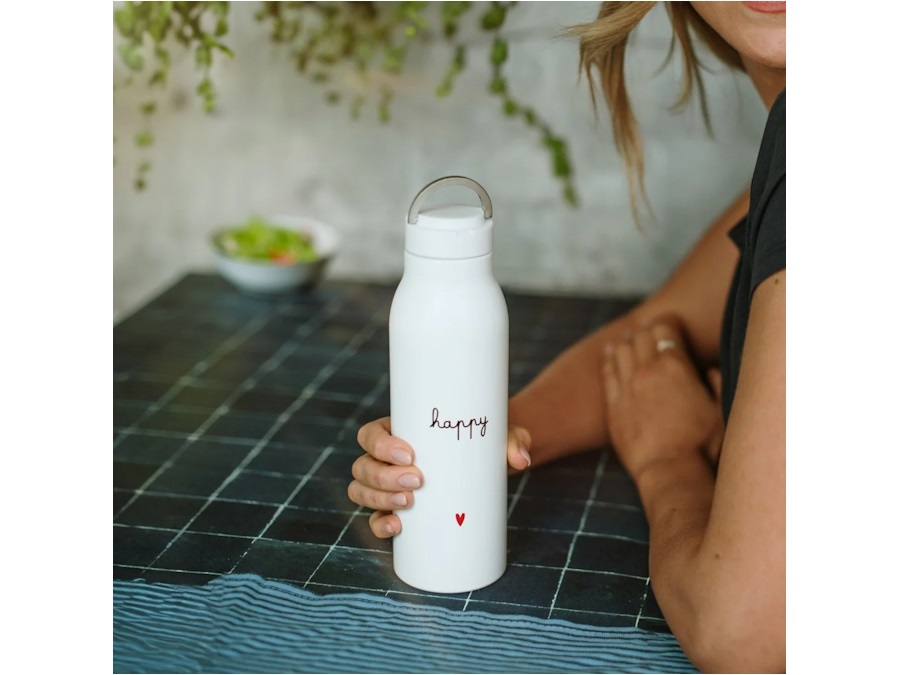 SIMPLE DAY LIVING & LIFESTYLE Borraccia termica Happy cuore - 0,5 l