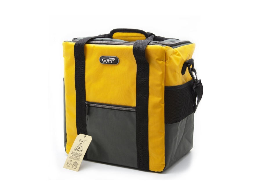 WD LIFESTYLE Borsa termica con tessuto in PET riciclato, 18 lt, giallo