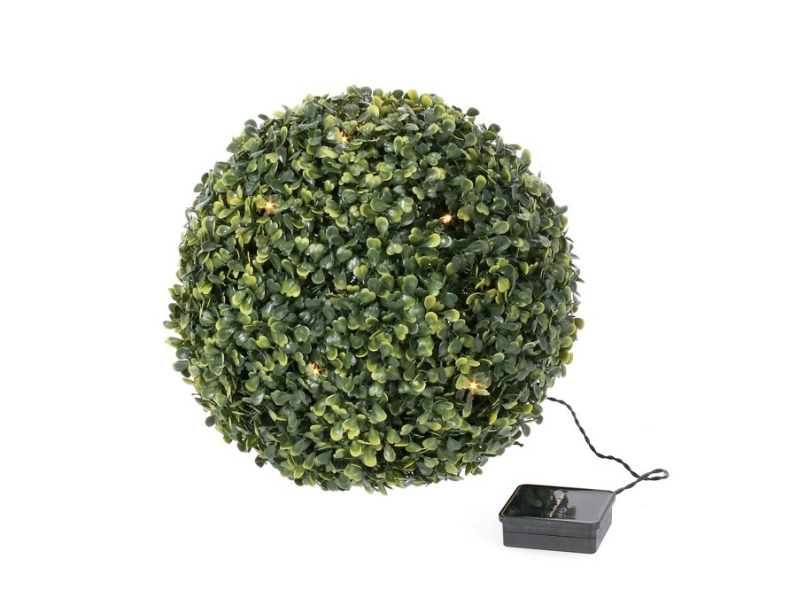 BIZZOTTO Bosso sintetico con led, verde, Ø28 cm
