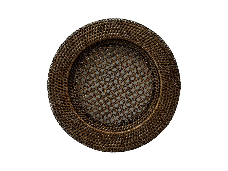 LA PORCELLANA BIANCA Botanio, sottopiatto marrone Ø32 cm