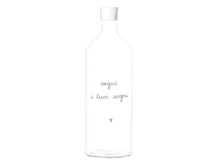 SIMPLE DAY LIVING & LIFESTYLE Bottiglia Segui i tuoi sogni, 1,4 Lt