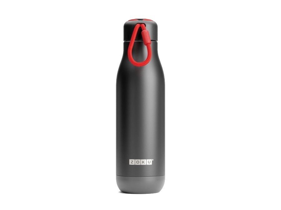 ZOKU Bottiglia Termica in Acciaio inossidabile da 750 ml zoku - nero opaco