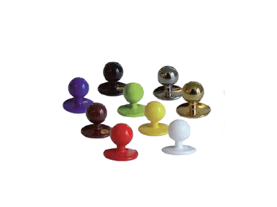 SIGGI GROUP SPA BOTTONE CUOCO (10 PEZ) - COLORE ARGENTO