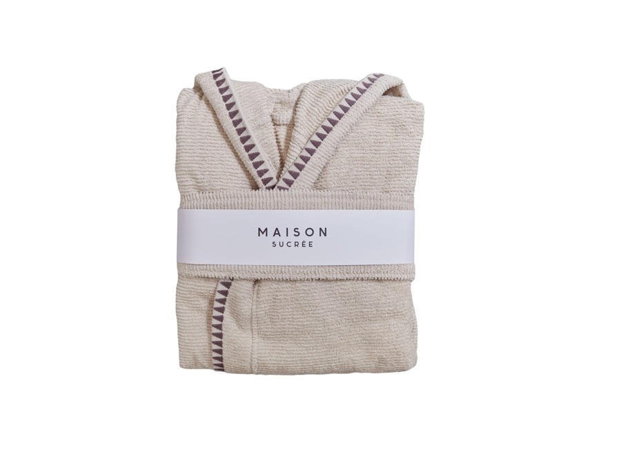 MAISON SUCREE Brera, accappatoio cappuccino - Taglia L/XL