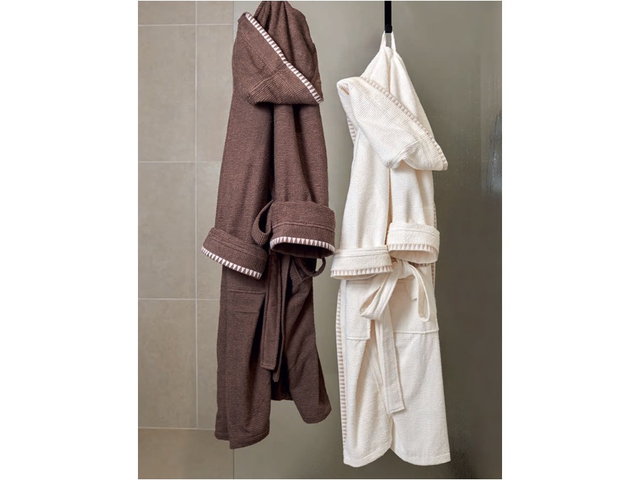MAISON SUCREE Brera, accappatoio cioccolato - Taglia L/XL