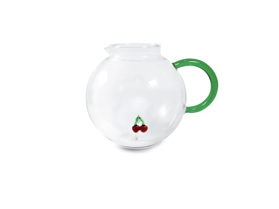 WD LIFESTYLE Brocca in vetro borosilicato 1,7lt, ciliegia