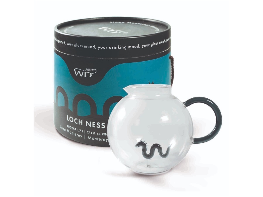 WD LIFESTYLE Brocca in vetro "mostro loch ness"