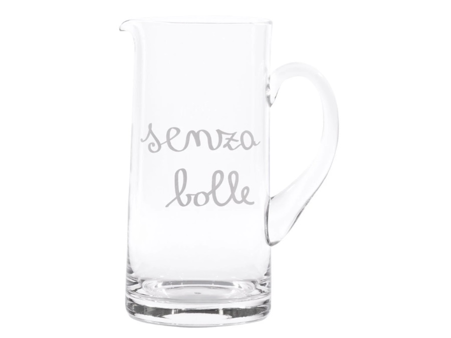 SIMPLE DAY LIVING & LIFESTYLE Brocca in vetro senza bolle, 1,2 lt