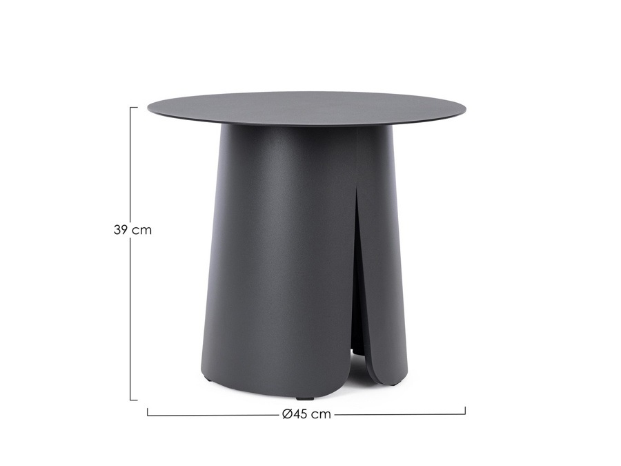 BIZZOTTO Bryan, tavolino Ø45 antracite