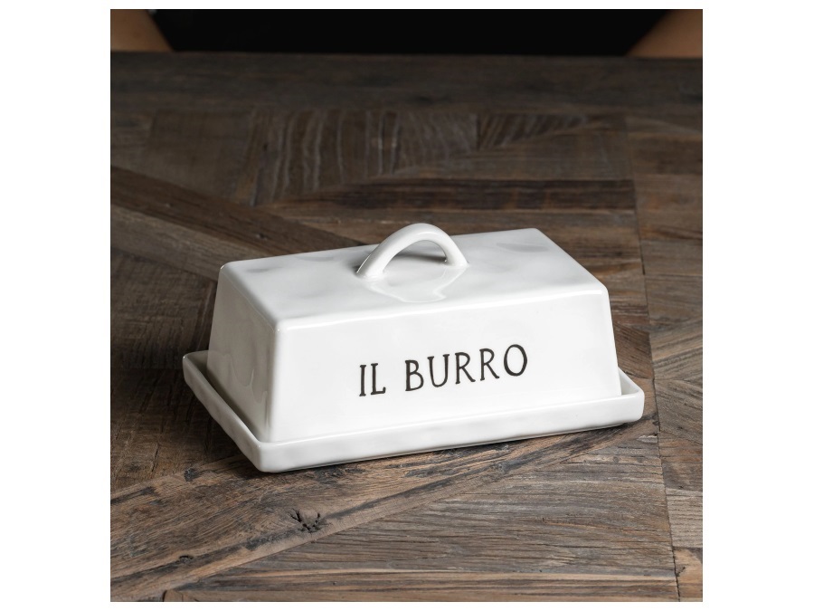 SIMPLE DAY LIVING & LIFESTYLE Burriera con decoro Il Burro