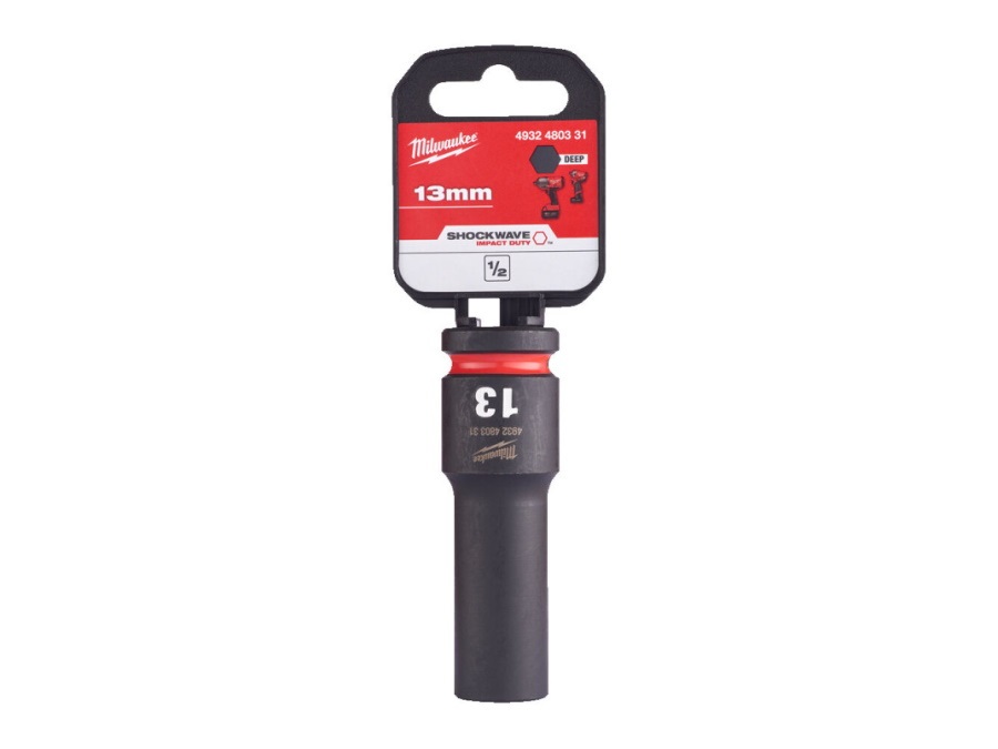 MILWAUKEE BUSSOLA SHOCKWAVE PER AVVITATORI AD IMPULSI - 13 MM - 1/2 POLLICE - MILWAUKEE
