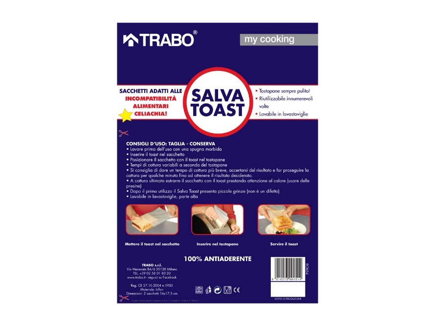 TRABO Buste salva toast