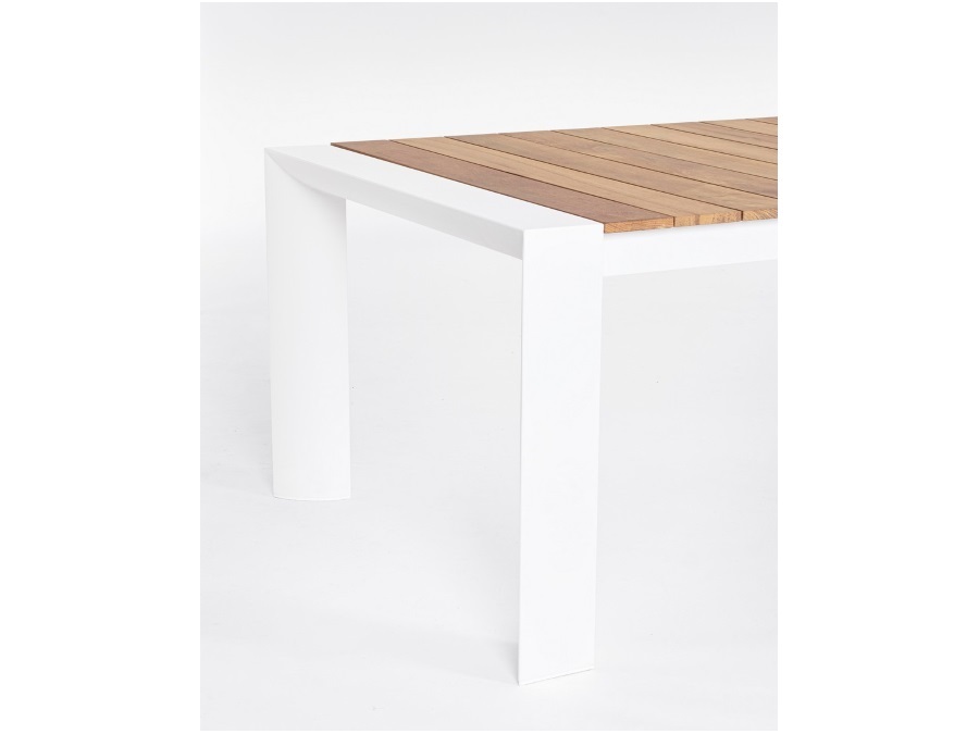 BIZZOTTO Cameron, tavolo allungabile bianco 253/319/384X110