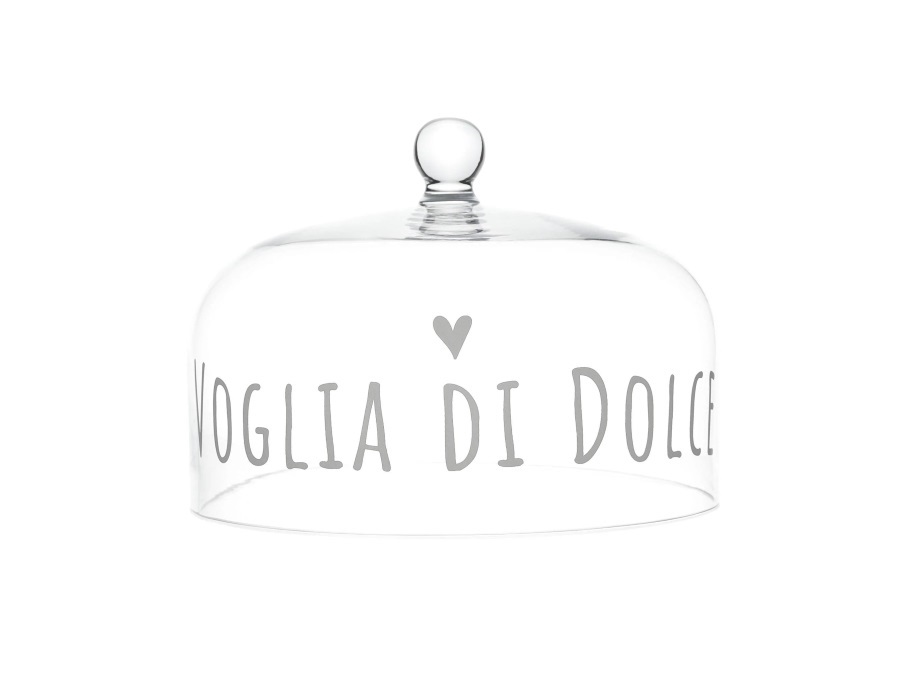 Simple day living & lifestyle campana in vetro voglia di dolce, ø 24,5 cm