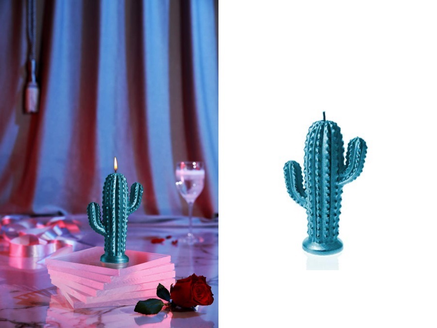 CANDELLANA CANDLES Candela Cactus Small Candellana - COLORE GOLD