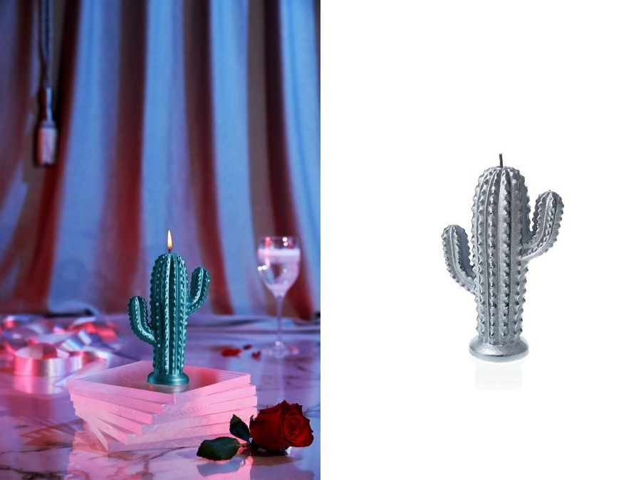 CANDELLANA CANDLES Candela Cactus Small Candellana - COLORE GOLD