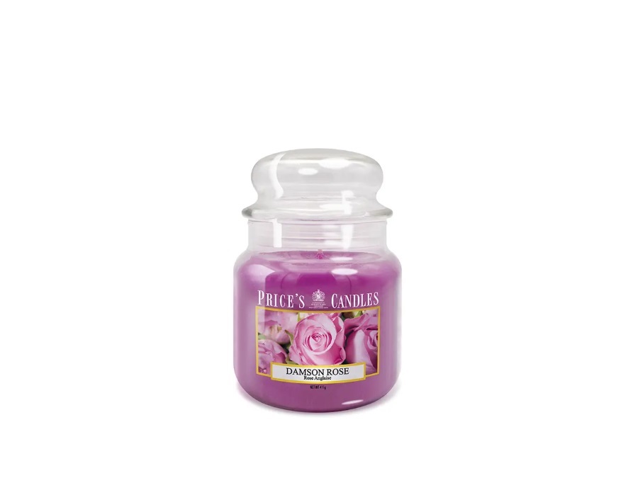 PRICE'S CANDLES Candela giara media 411 g - damson rose