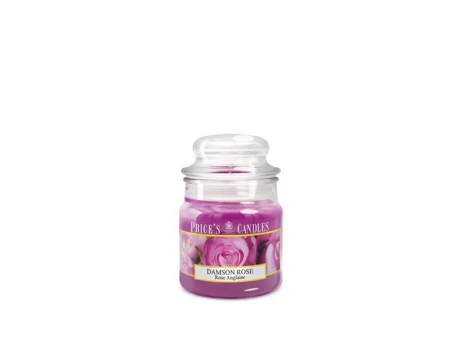 PRICE'S CANDLES Candela giara piccola 100 g - damson rose