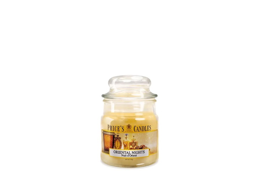 PRICE'S CANDLES Candela giara piccola 100 g - oriental nights